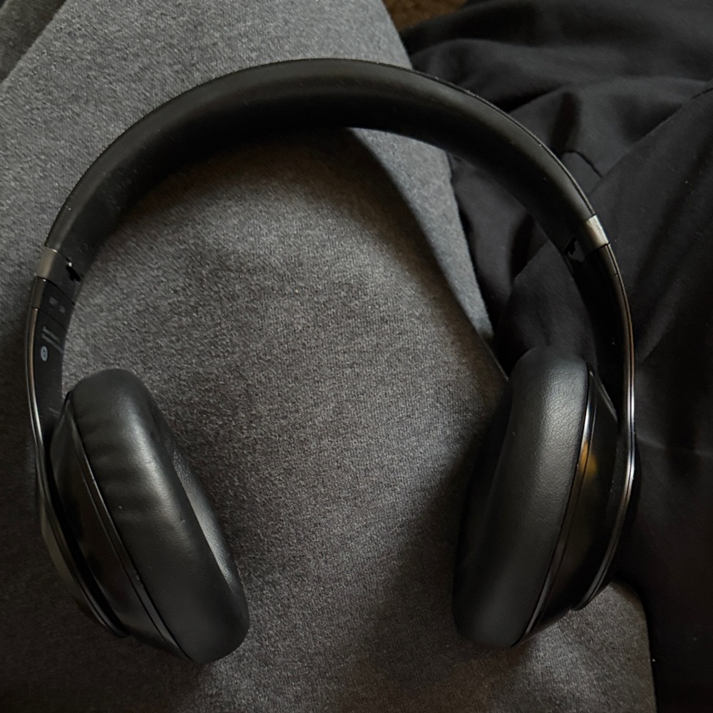 Black Wireless Over-Ear Headphones